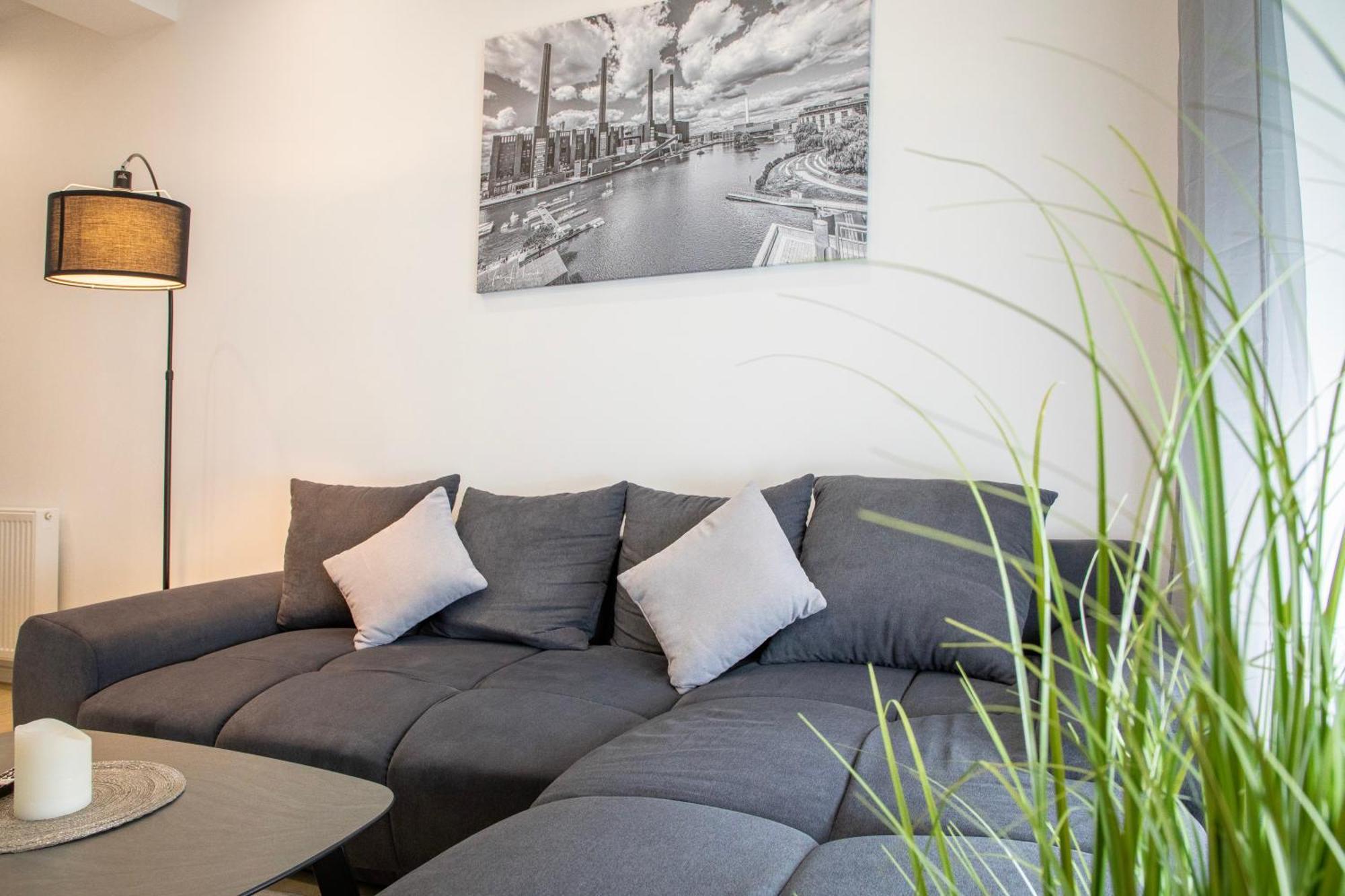 Hannibal - Design Apartment Lilie 2, Vw Naehe, Parkplatz, Kueche, Highspeed-Wlan, Fitness, Solarium Wolfsburg Zewnętrze zdjęcie